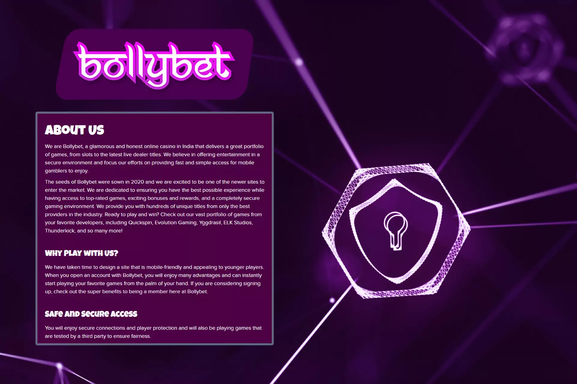 Hollybet is a trustworthy gambling site in India.