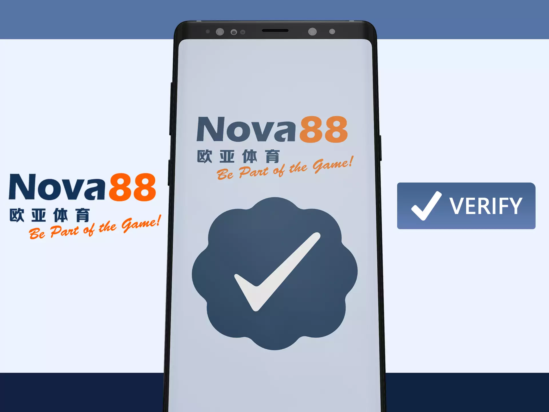 You can verify your account after registration.