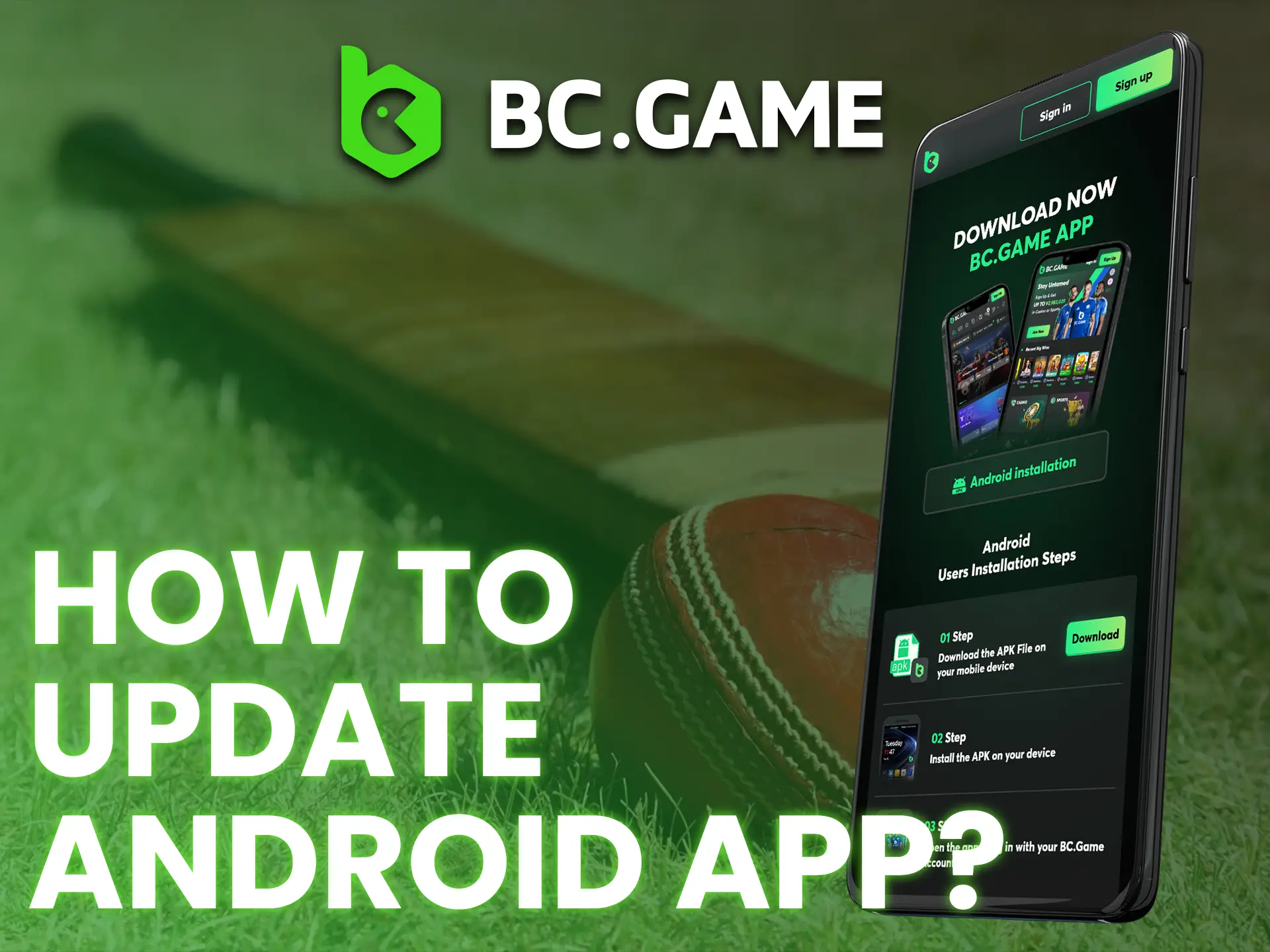Learn how to update the BC Game app.