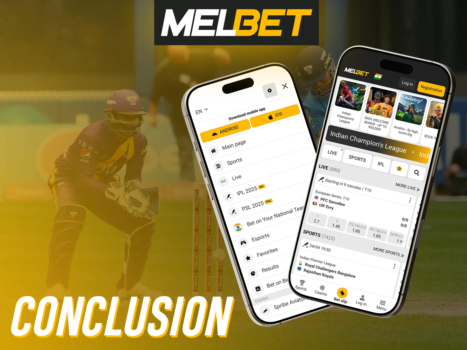 Melbet betting app with live streaming, bonuses, and fast payouts available on Android and iOS.