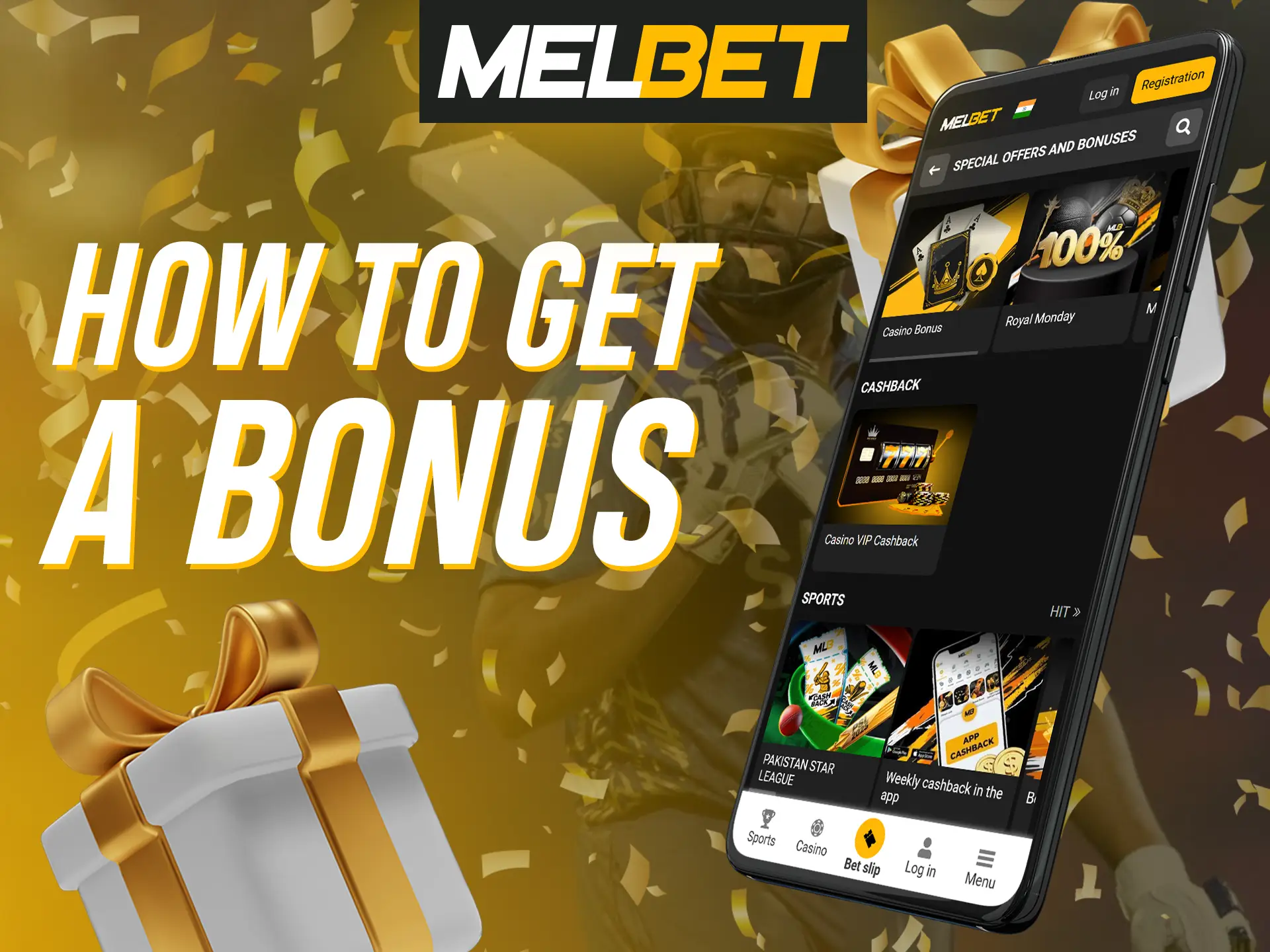 Learn how to get bonuses in the Melbet app.