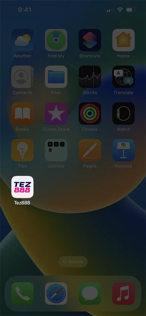 Use the PWA version of Tez888 for iOS.