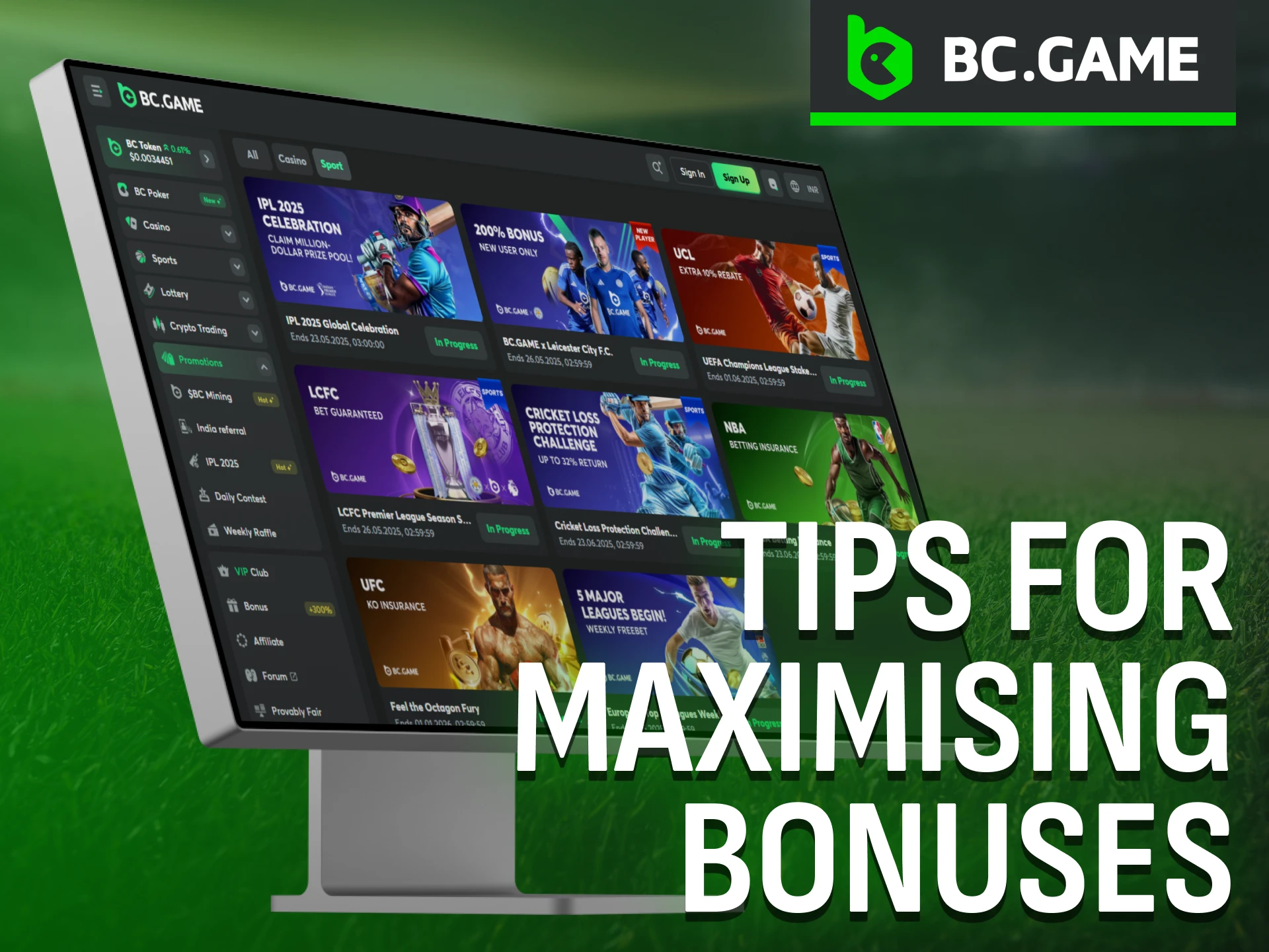 Use BC Game strategies to maximise all your bonus opportunities in India.