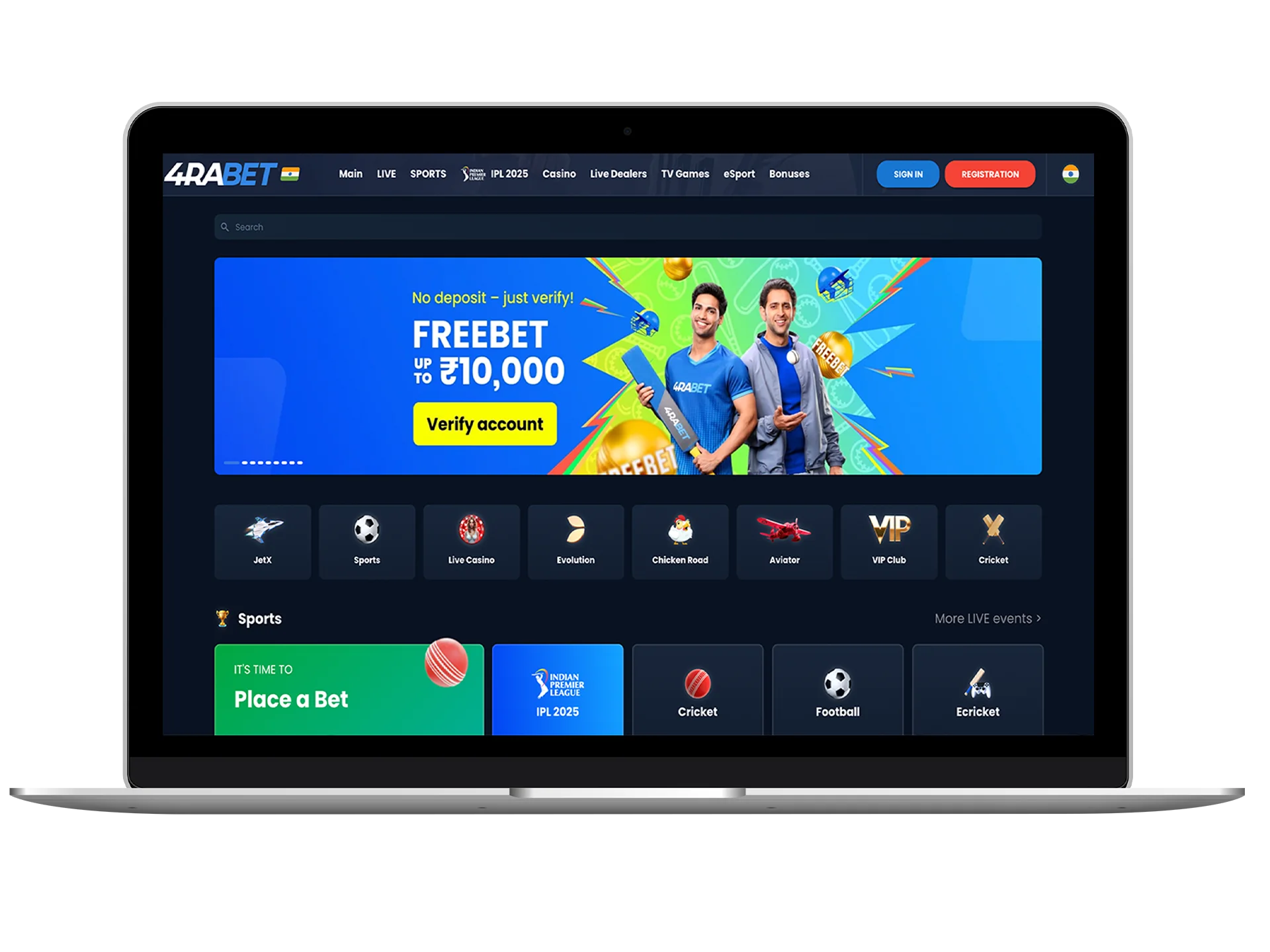 Bet on your favorite teams at 4Rabet site and enjoy cricket bonuses.