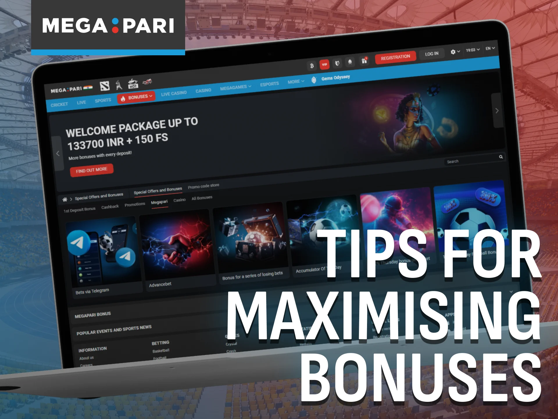 Explore smart ways to maximise bonuses with Megapari in India.