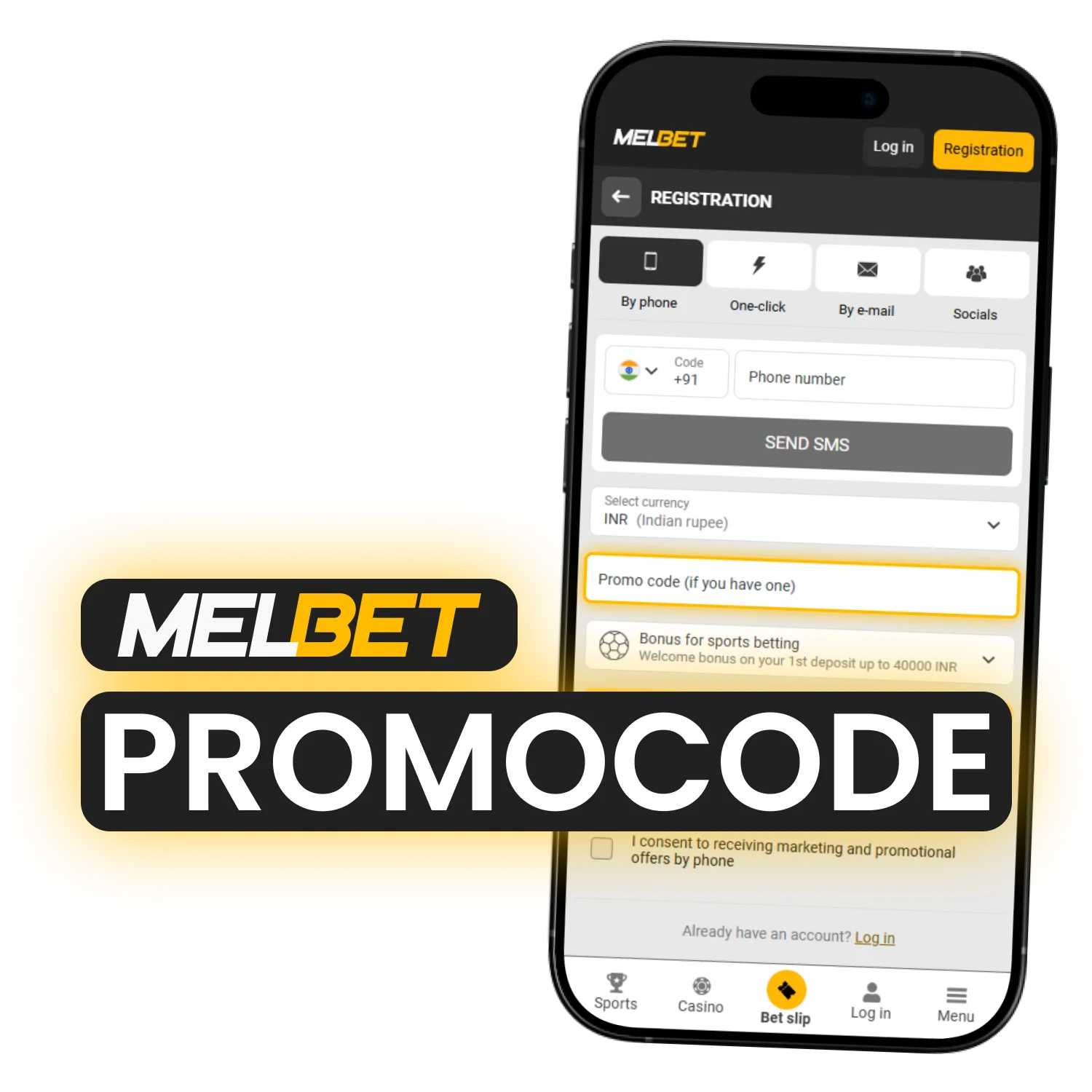Use a Melbet promo code to receive extra bonus offers in India.