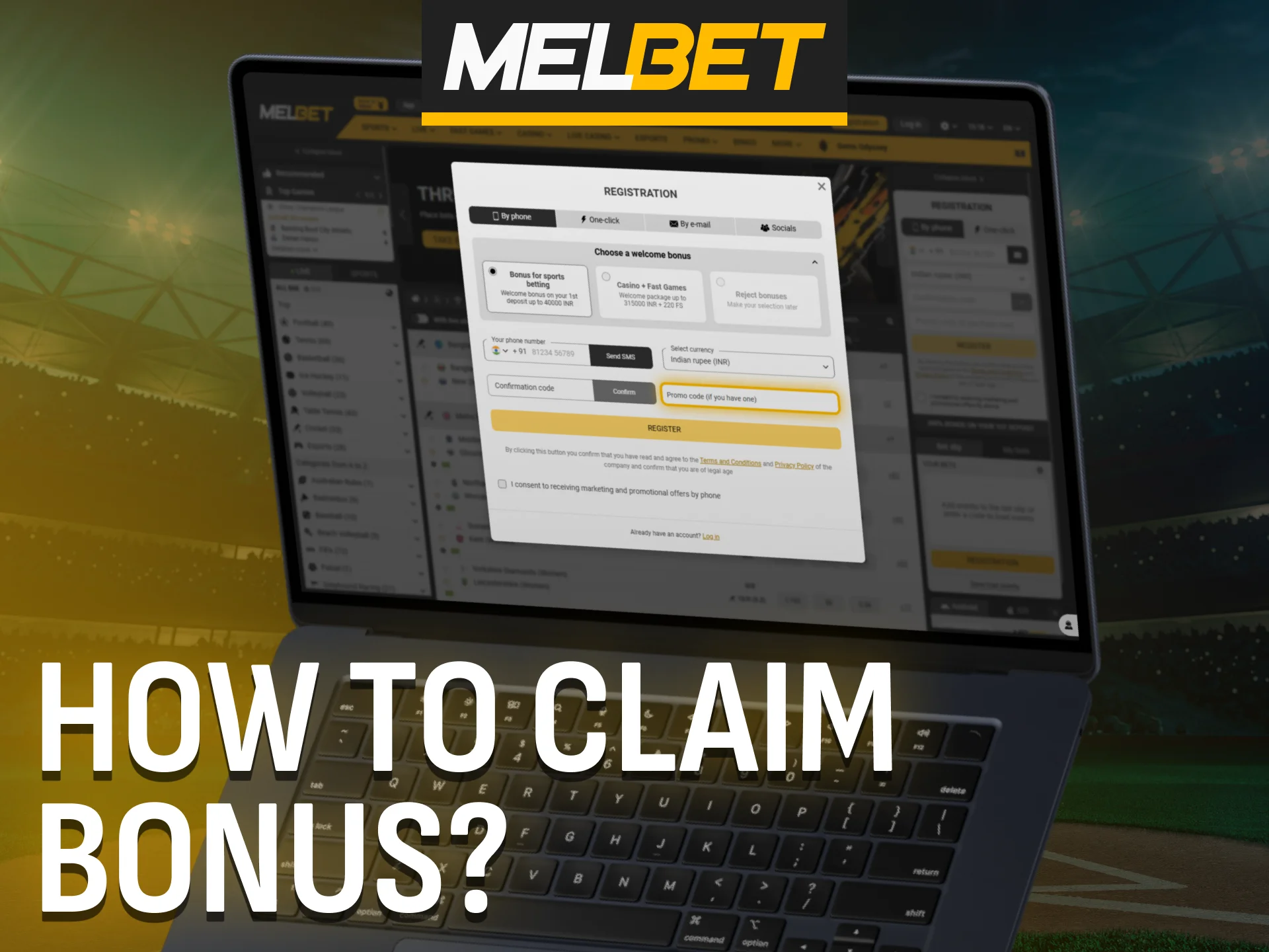 Discover how to claim the Melbet bonus in just a few clicks.