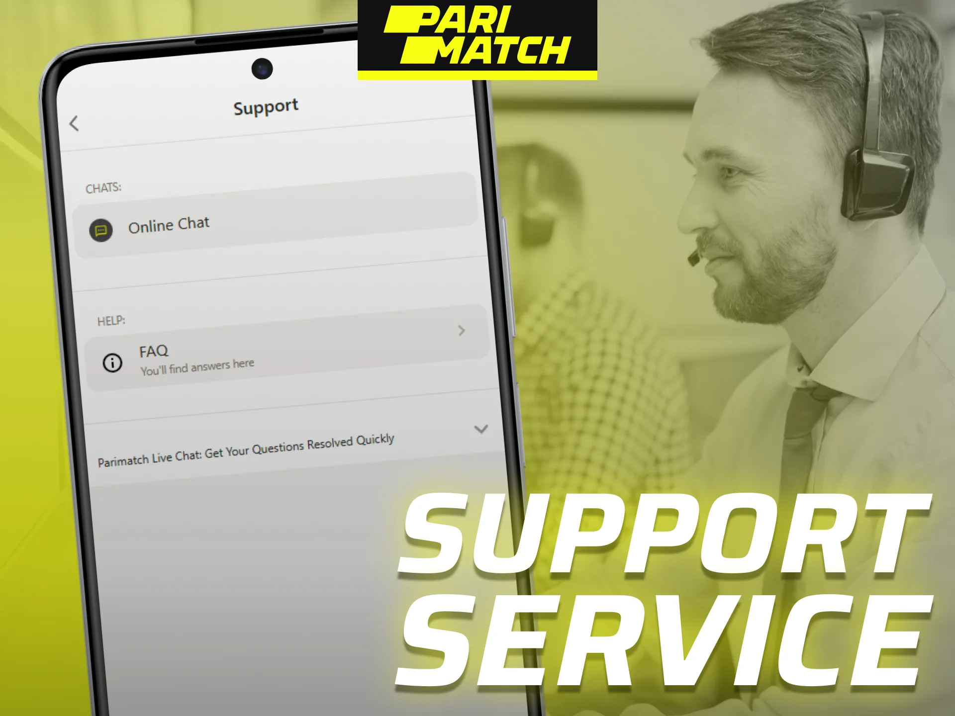 Parimatch support service is evaluated by users in India.