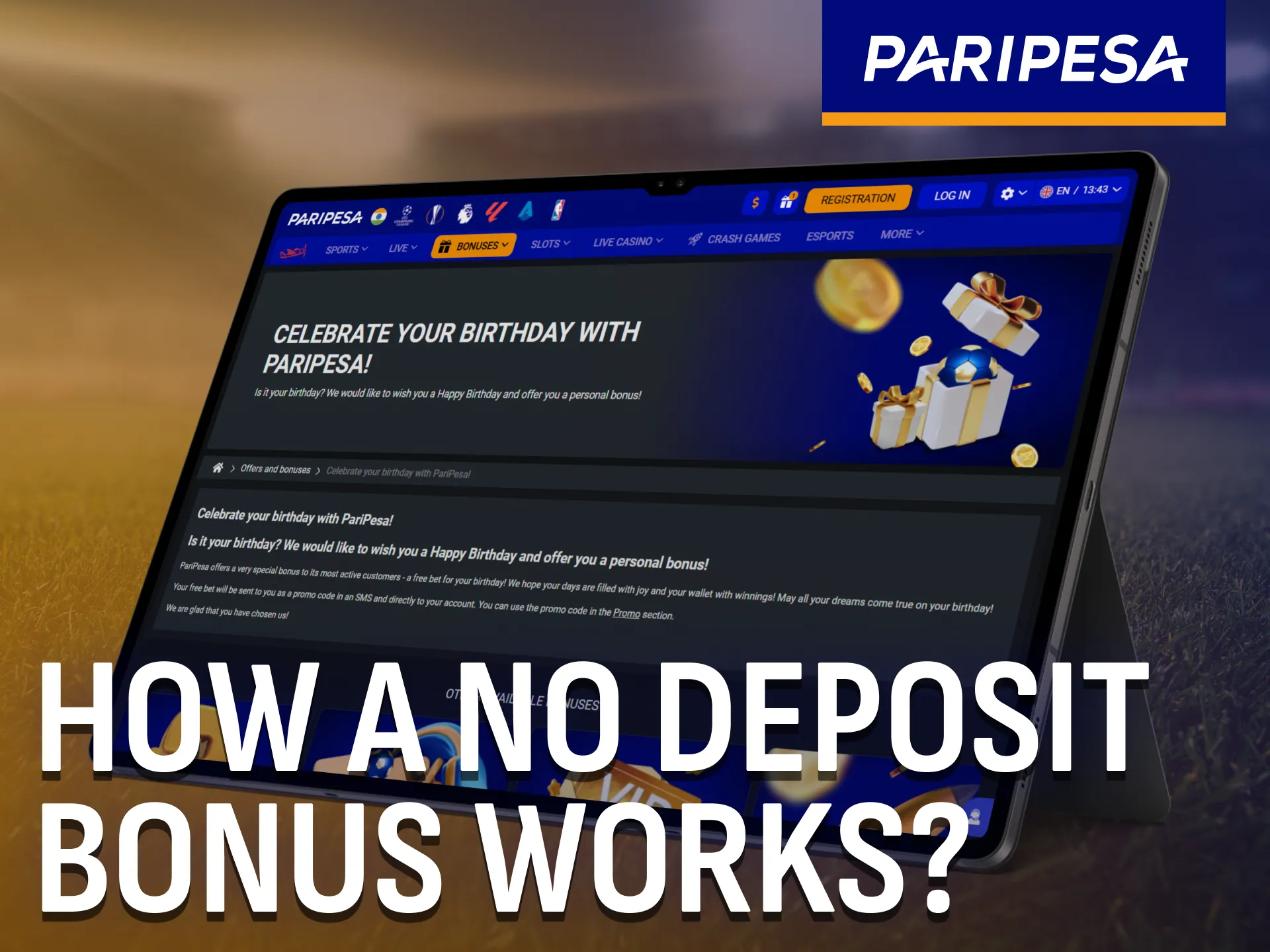 Understand how no deposit bonuses work on Paripesa India.