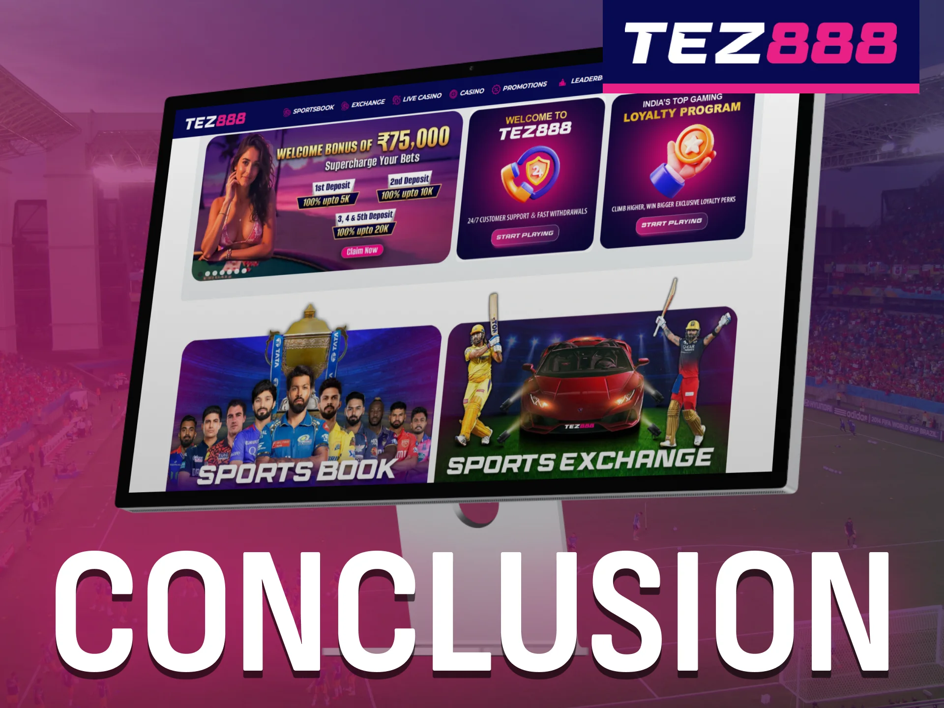 Tez888 delivers frequent bonus deals for Indian players.