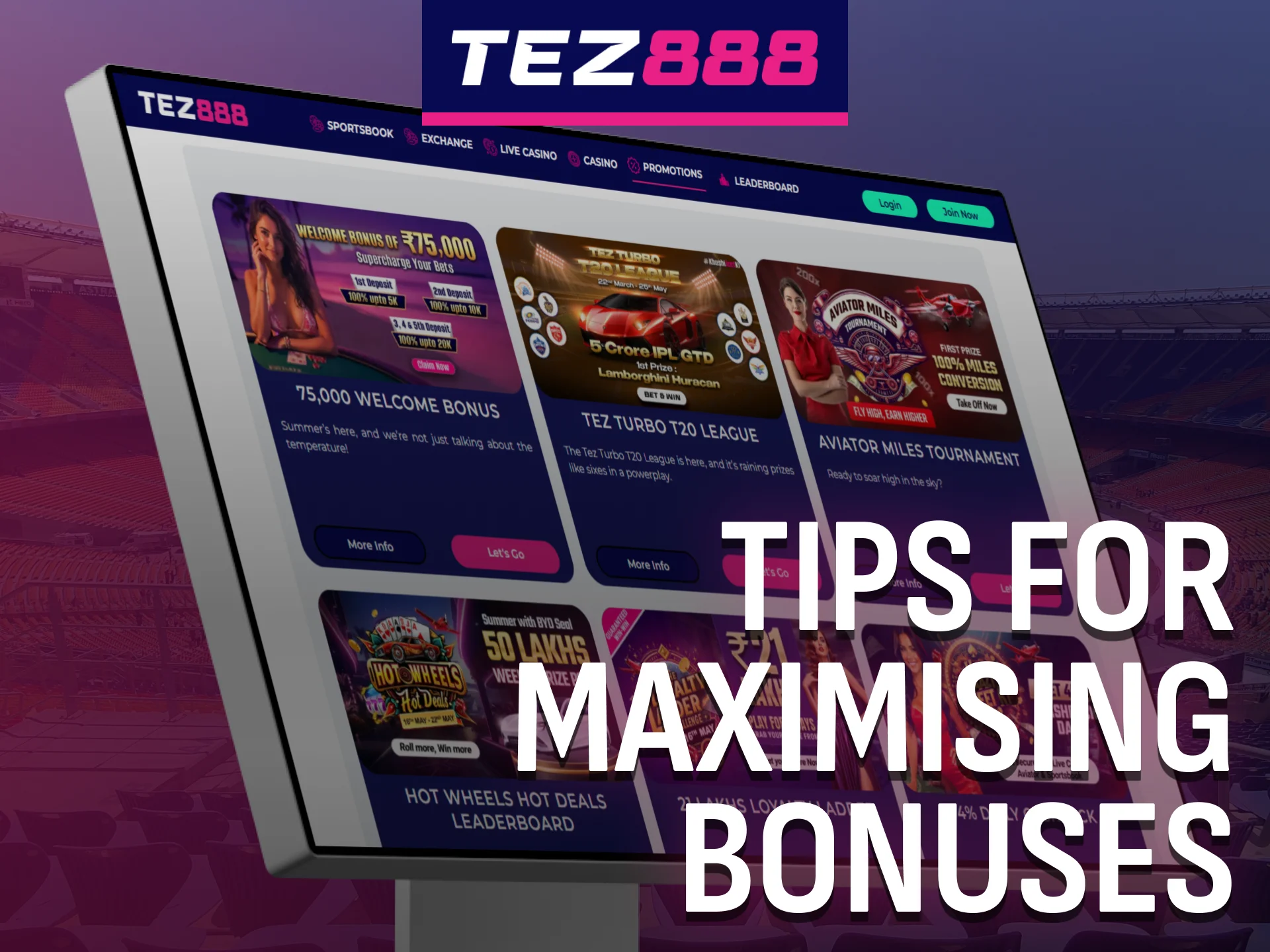 Maximise your Tez888 bonuses with smart betting tips.