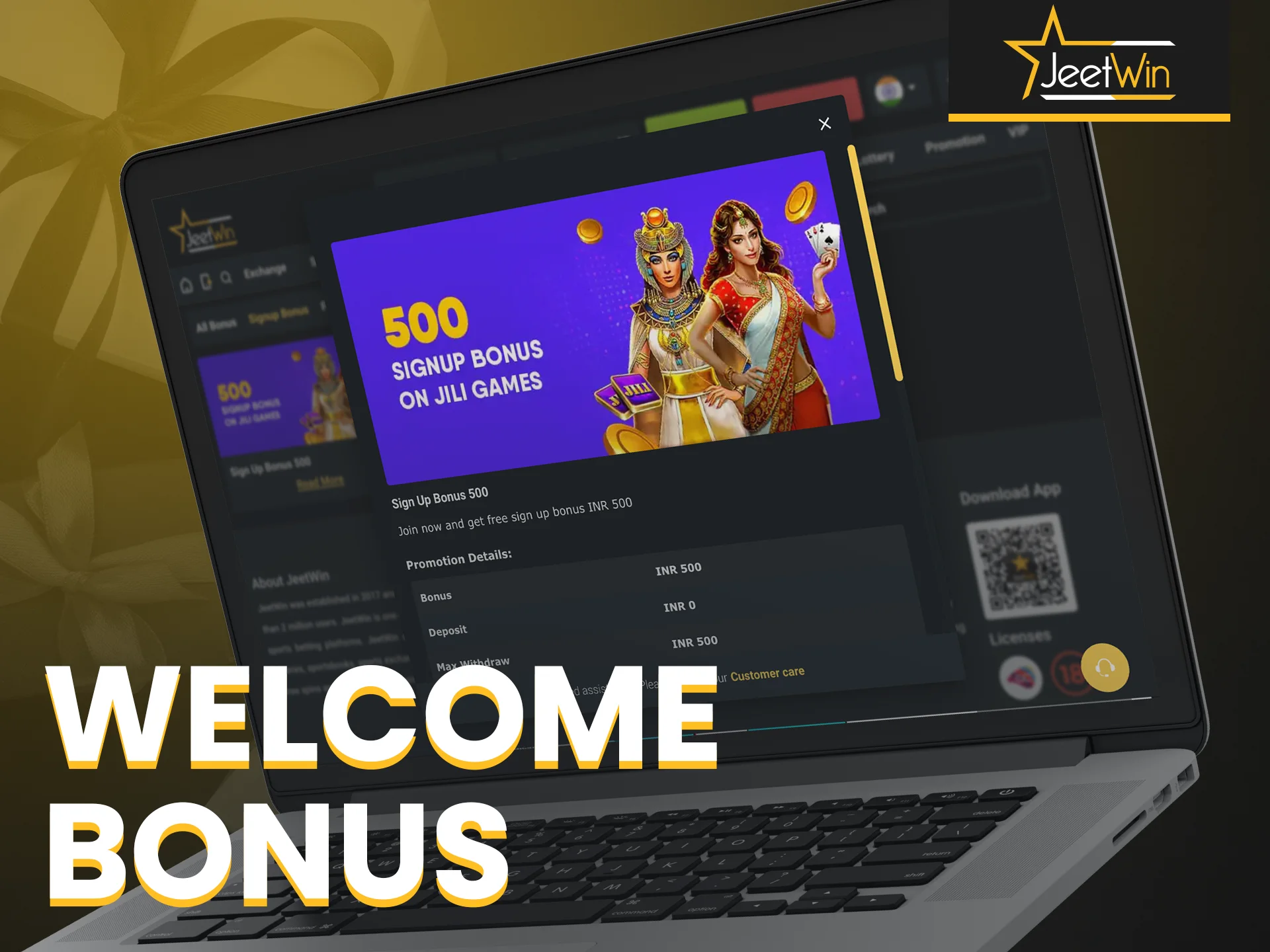 Claim your welcome bonus and start playing on Jeetwin.