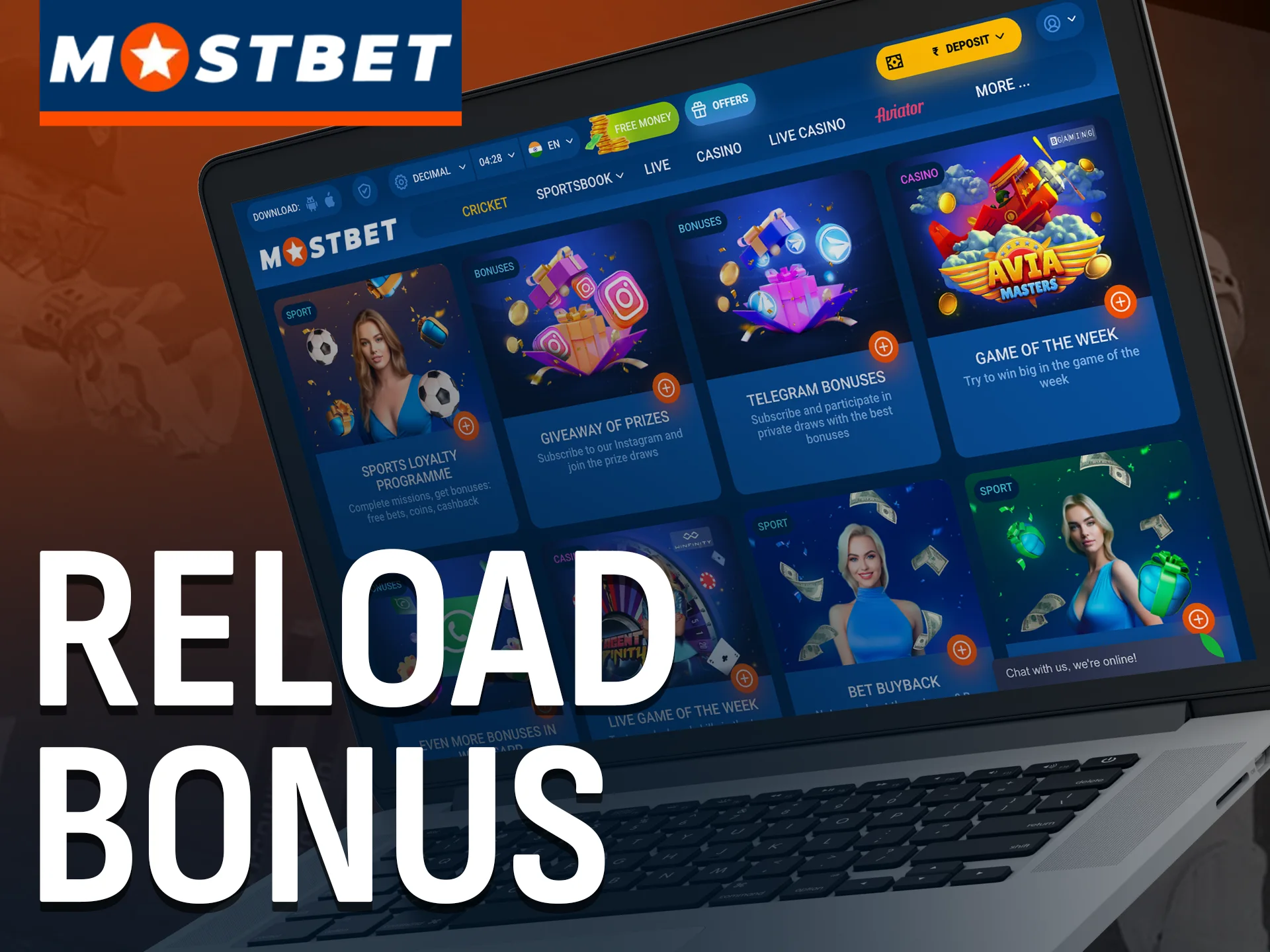 Take advantage of the reload bonus on Mostbet for extra play.