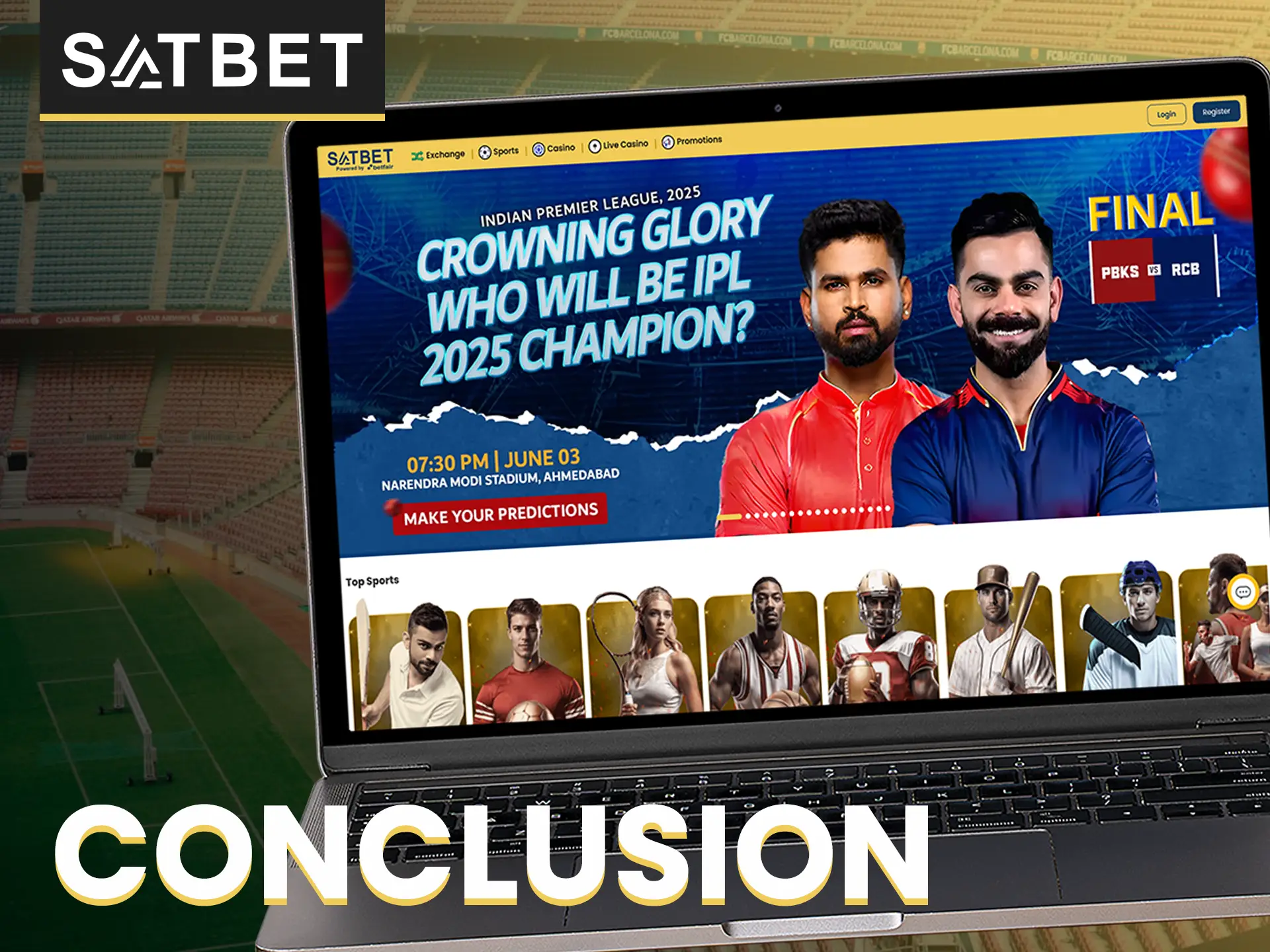 Satbet focuses on cricket, offering wide markets, fast registration, and rewards for Indian players.