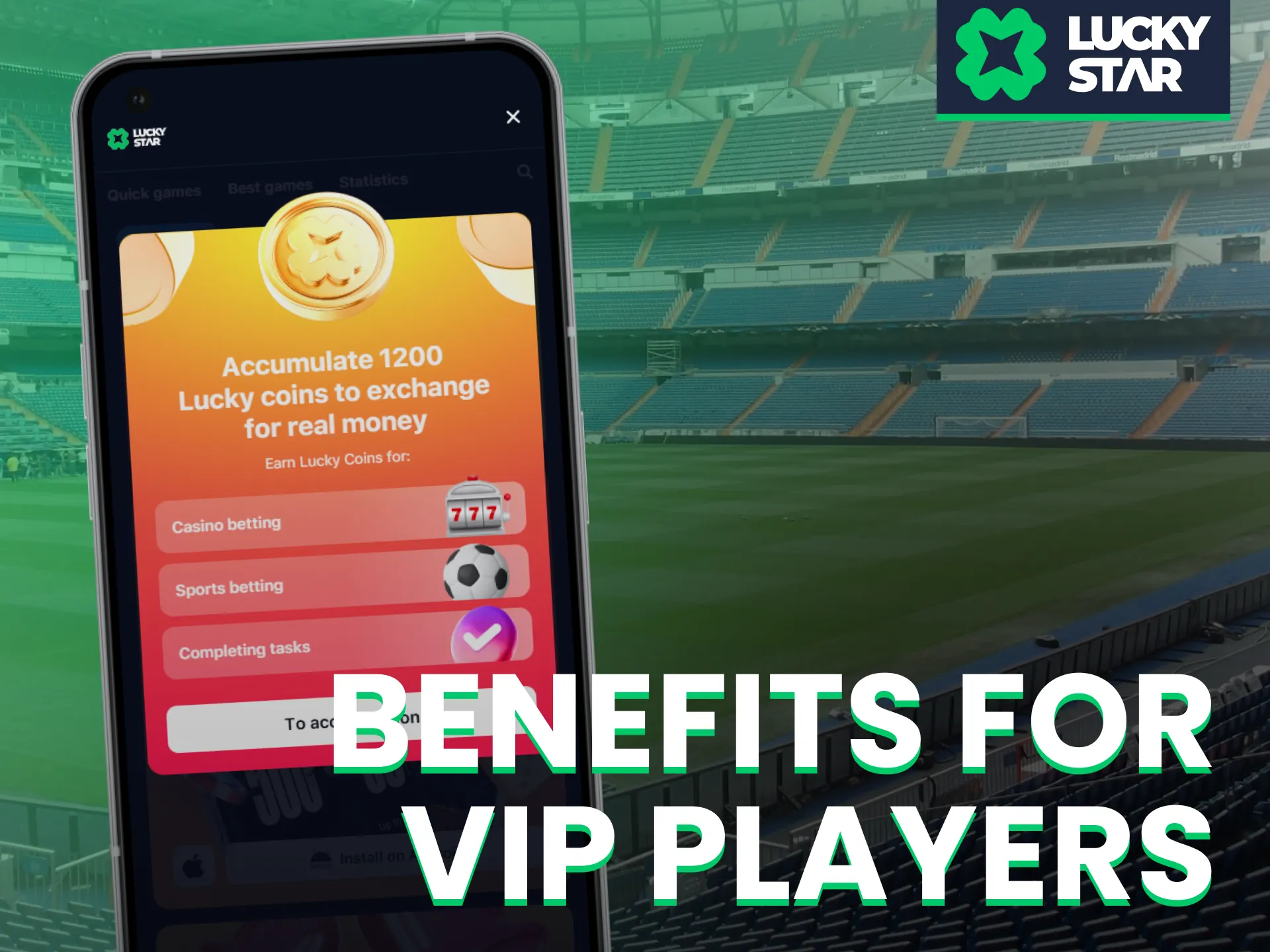 VIP players using the Lucky Star app enjoy better rewards and faster service.