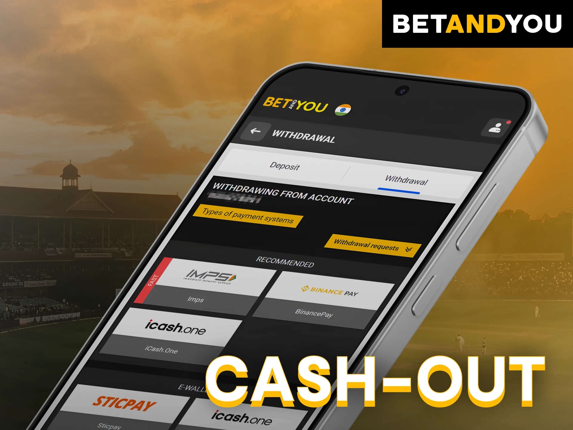 Secure your winnings early using the Betandyou App Betting feature.