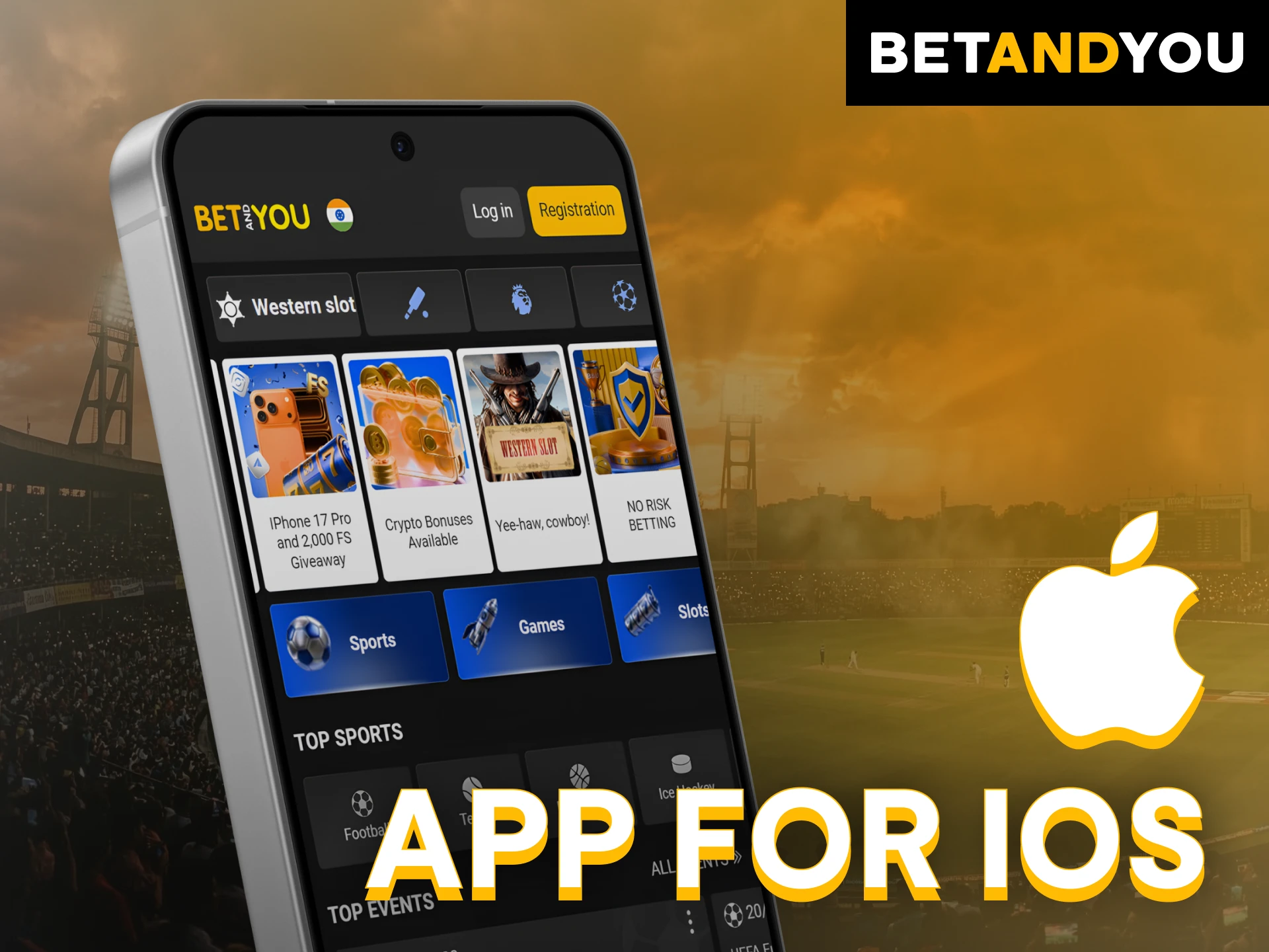 Install the official Betandyou App iOS on your Apple smartphone today.