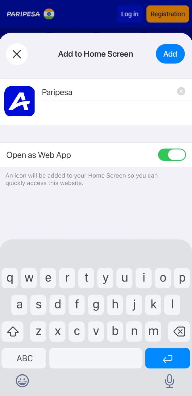 Confirming the IPL betting bonus activation on an iOS app.