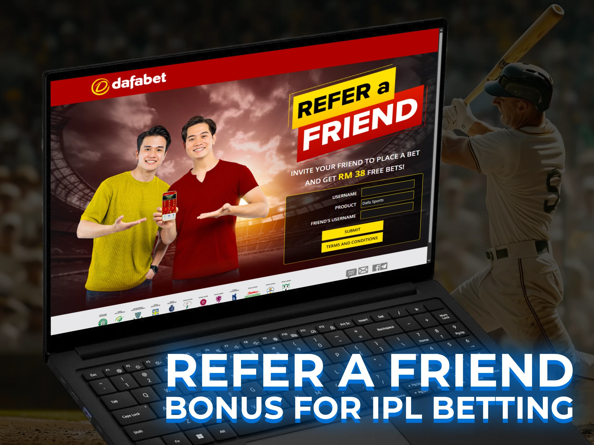 Detailed explanation of referral bonuses for IPL betting, covering how to invite friends and receive rewards for successful sign-ups.